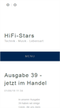 Mobile Screenshot of hifistars.de